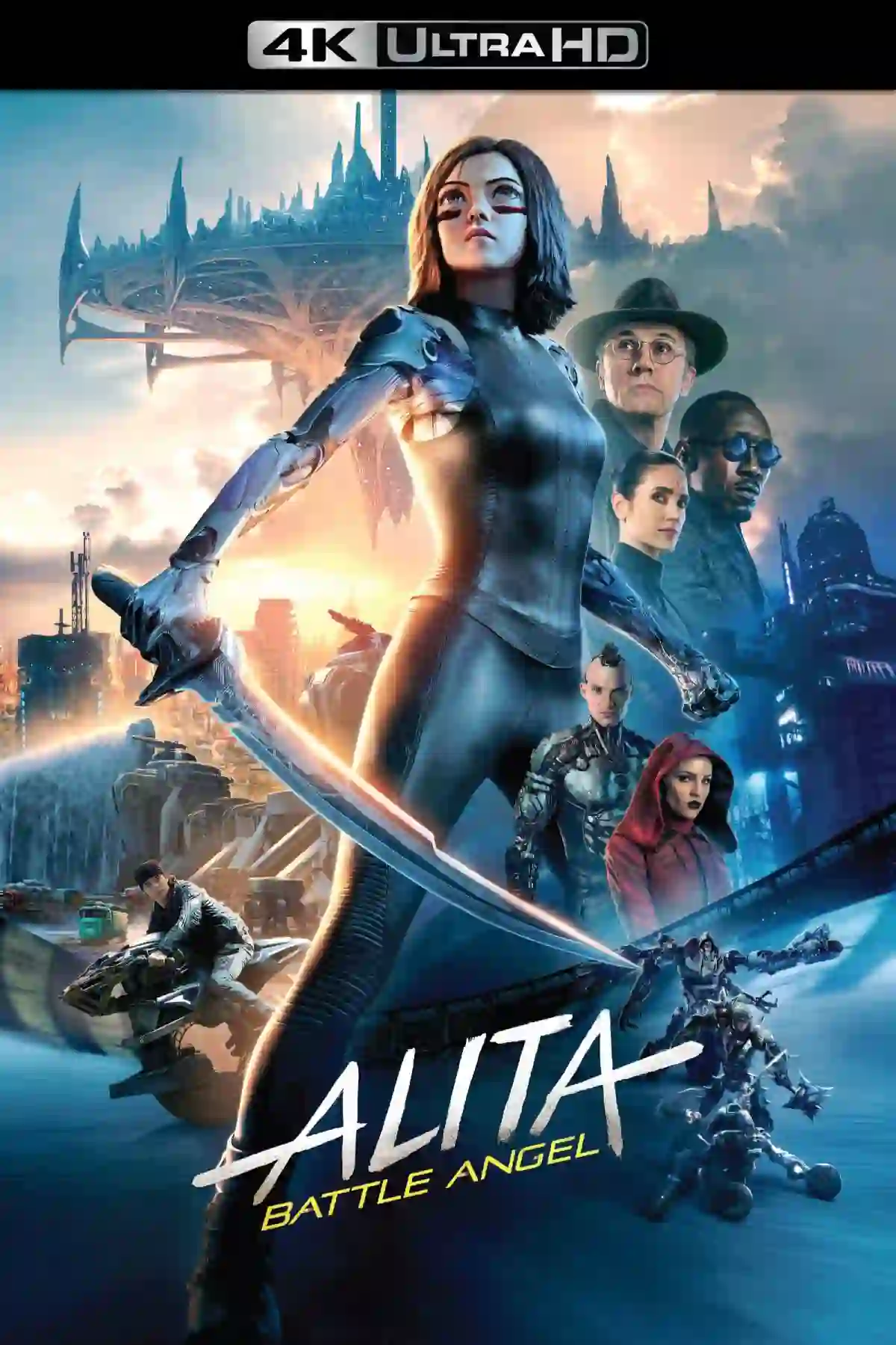 Alita: Battle Angel (2019) Dual Audio {Hindi-English} 480p [350MB] | 720p [1GB] | 1080p [2.6GB] | 2160p 4K [6GB]