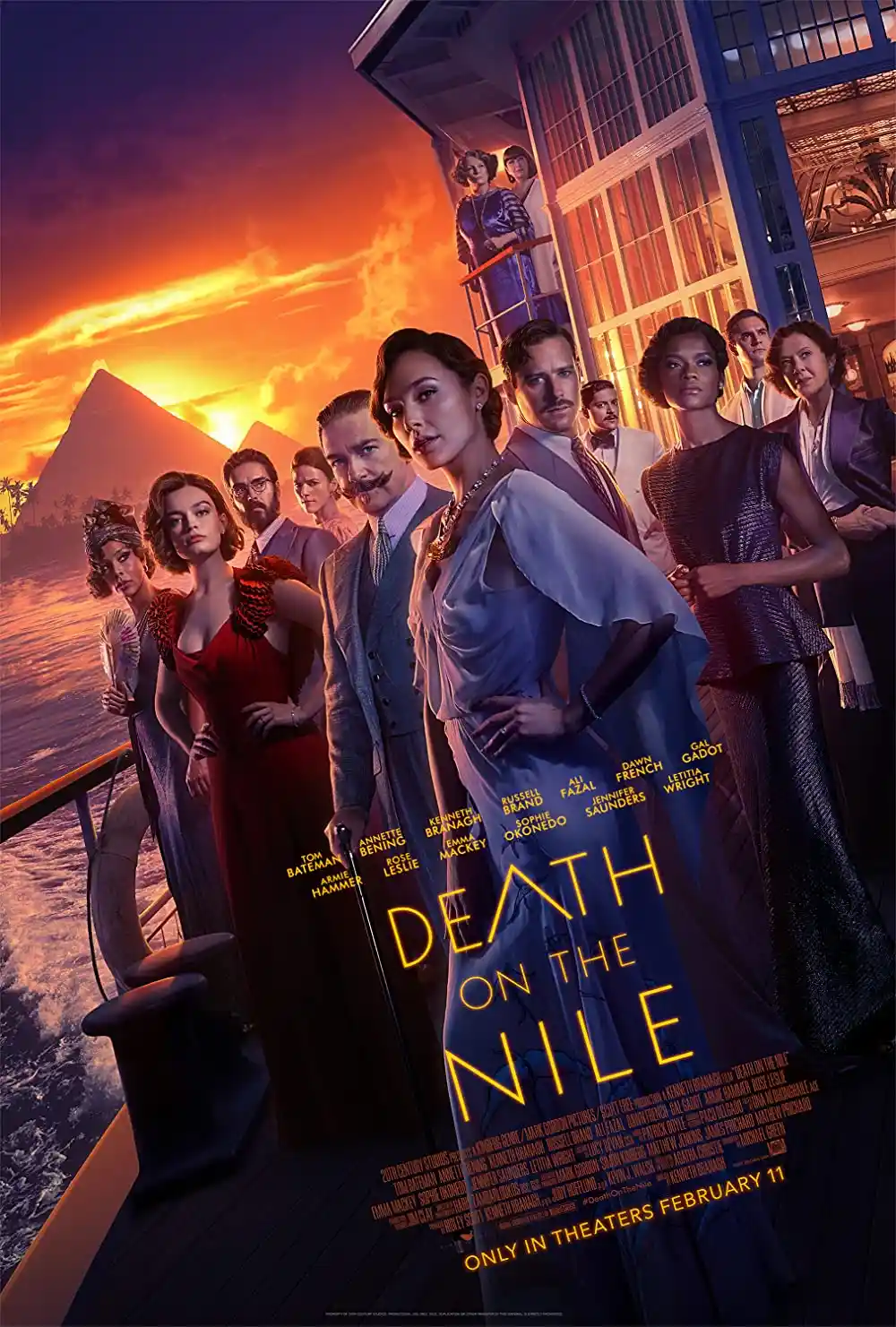 Death on the Nile (2022) Dual Audio {Hindi-English} Full Movie WEB-DL 480p | 720p | 1080p