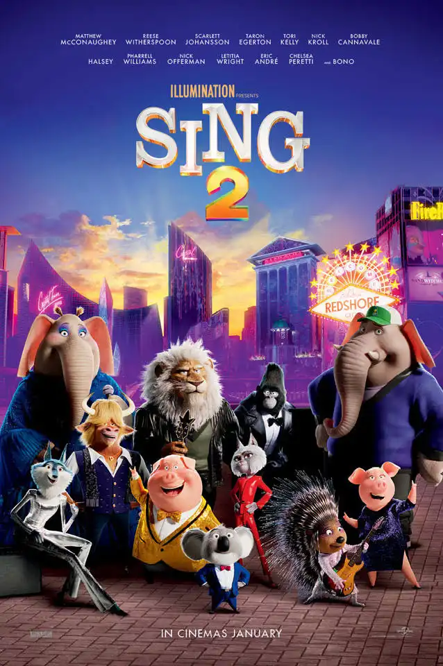 Sing 2 (2021) Dual Audio {Hindi-English} 480p | 720p | 1080p | 2160p