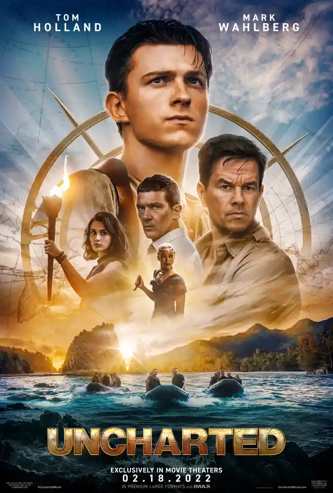 Uncharted (2022) WEB-DL Hindi [CLEAN-Audio] 480p | 720p | 1080p