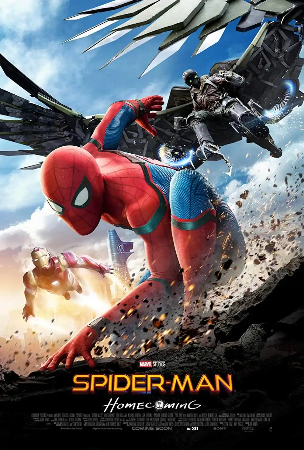 Spider-Man Homecoming (3D – Movie) Dual Audio {Hindi-English} 720p | 1080p BluRay