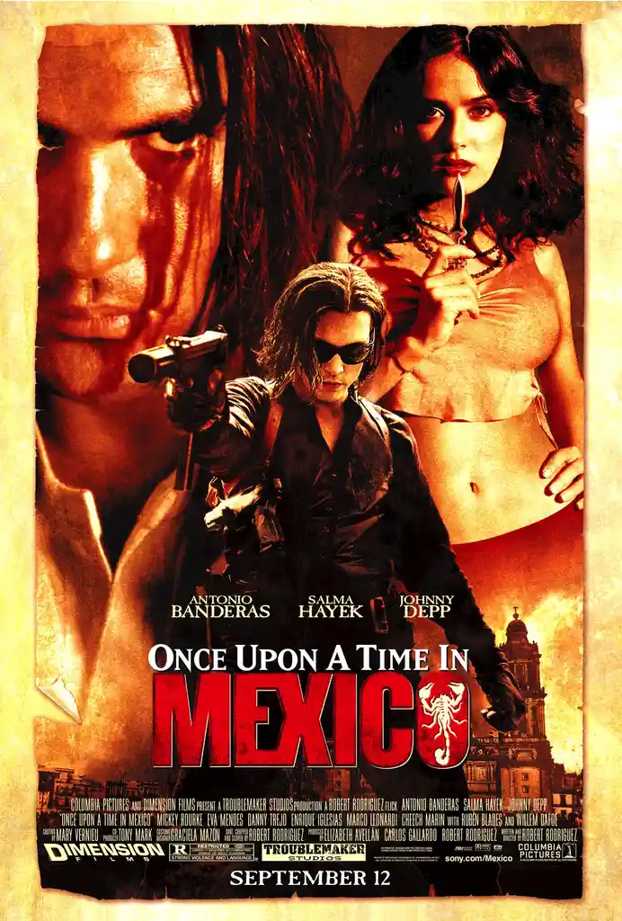 Once Upon a Time in Mexico (2003) Dual Audio {Hindi-English} 480p [300MB] | 720p [800MB] 1080p