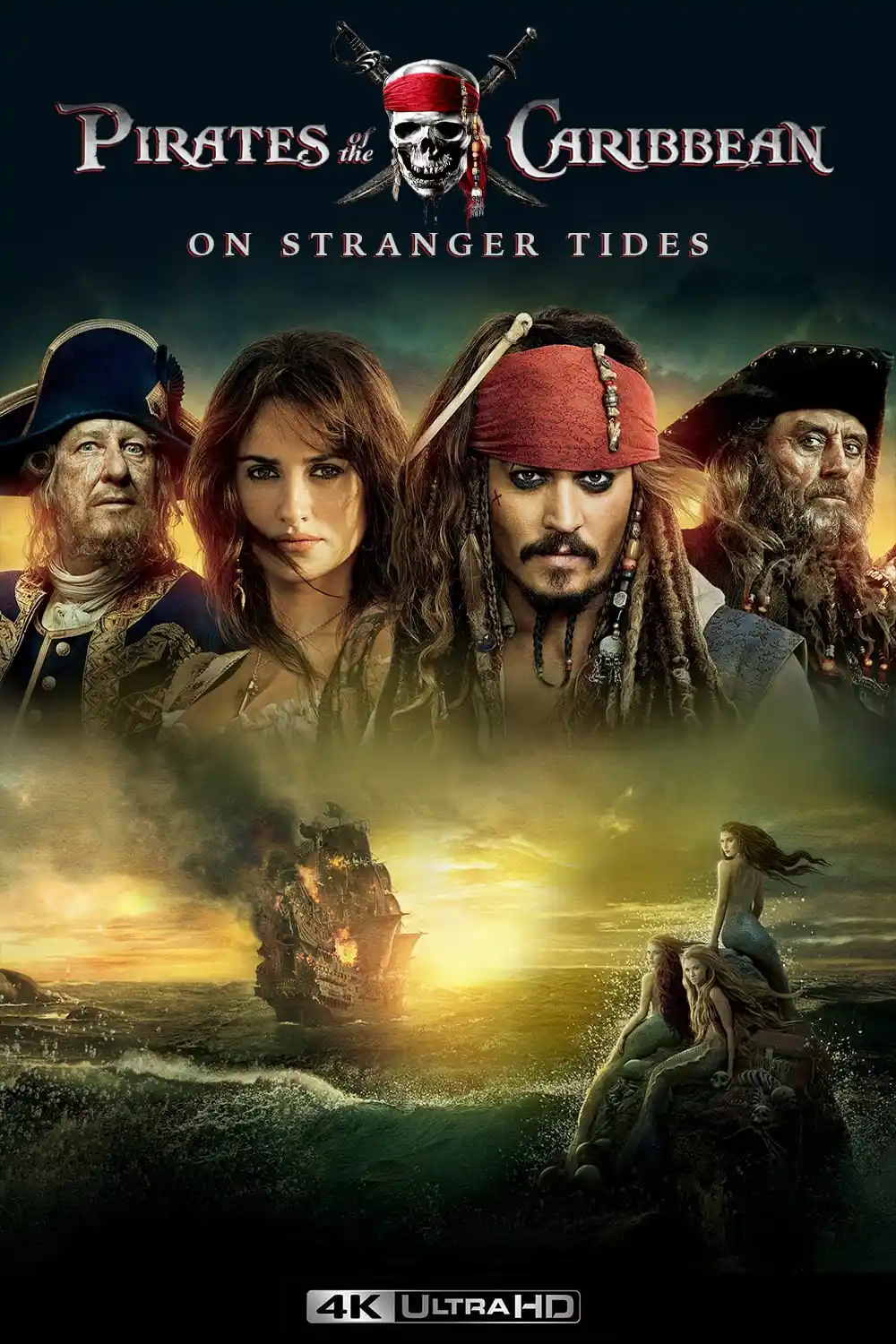 Pirates of the Caribbean: 4 (2011) Dual Audio {Hindi-English} 480p [400MB] | 720p [1GB] | 1080p [2.3GB]