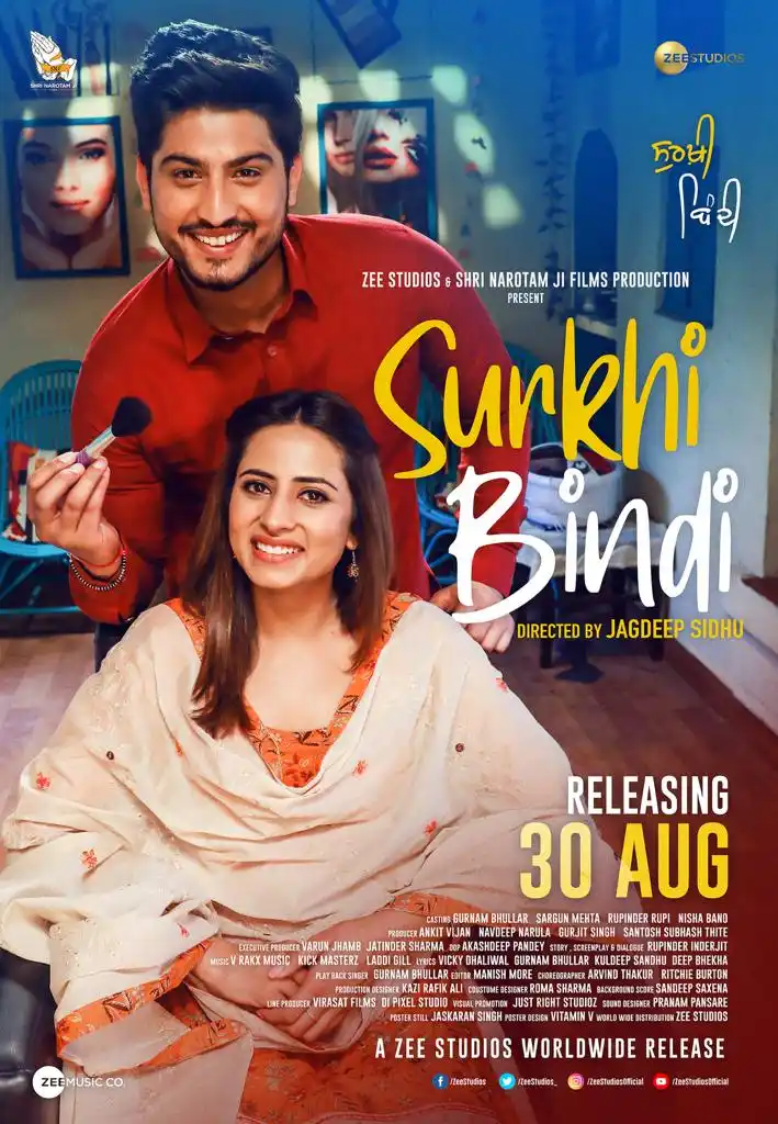 Surkhi Bindi (2019) Punjabi Full Movie WEB-DL 480p [330MB] | 720p [1GB] | 1080p [2.3GB]