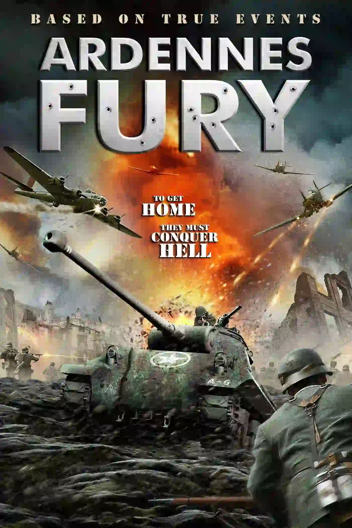 Ardennes Fury (2014) Dual Audio {Hindi-English} 480p [300MB] | 720p [1GB]