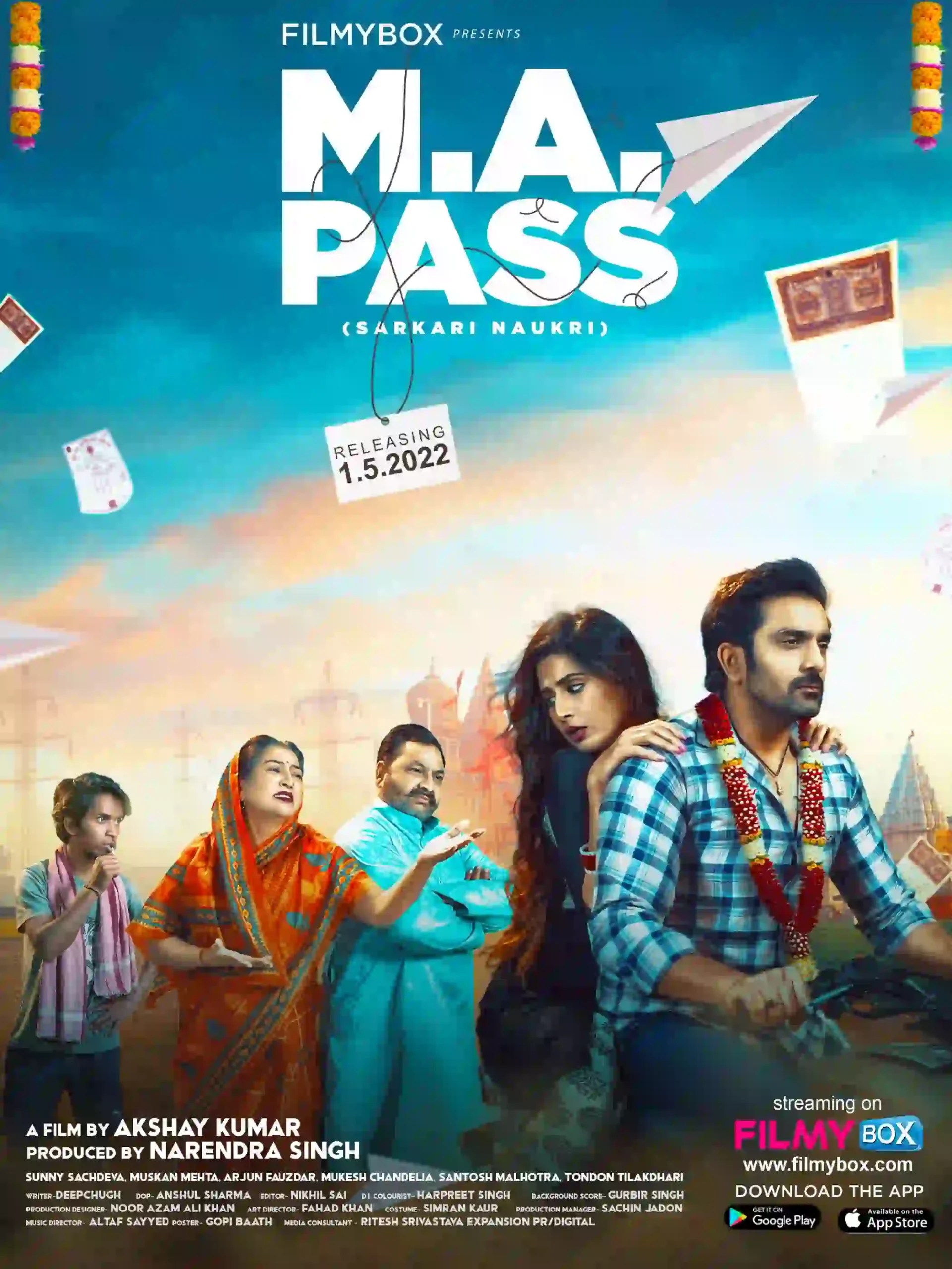 [18+] M.A. Pass (Sarkari Naukri) (2022) S01 Hindi FilmyBox Complete WEB Series 480p | 720p WEB-DL