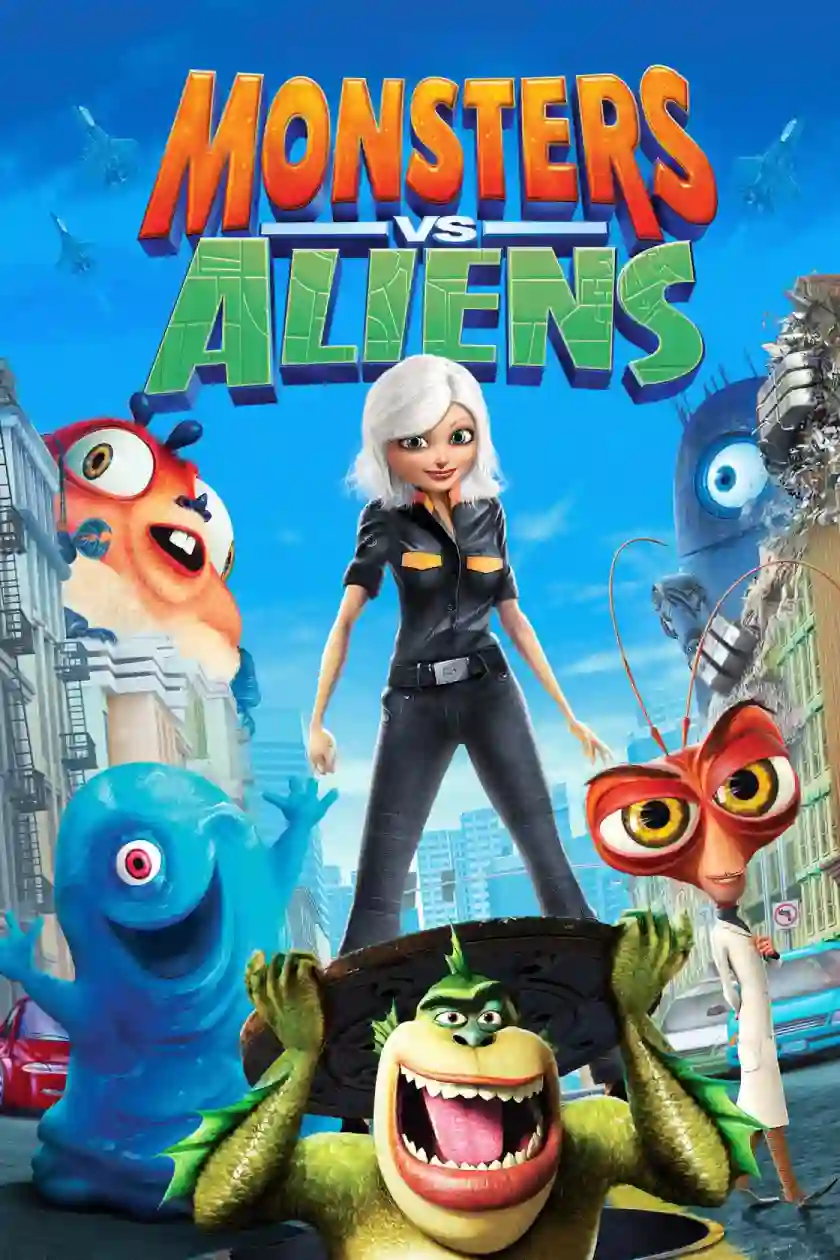 Monsters vs. Aliens (2009) Dual Audio [Hindi + English] WeB-DL 480p [350MB] | 720p [850MB] | 1080p [3.5GB]