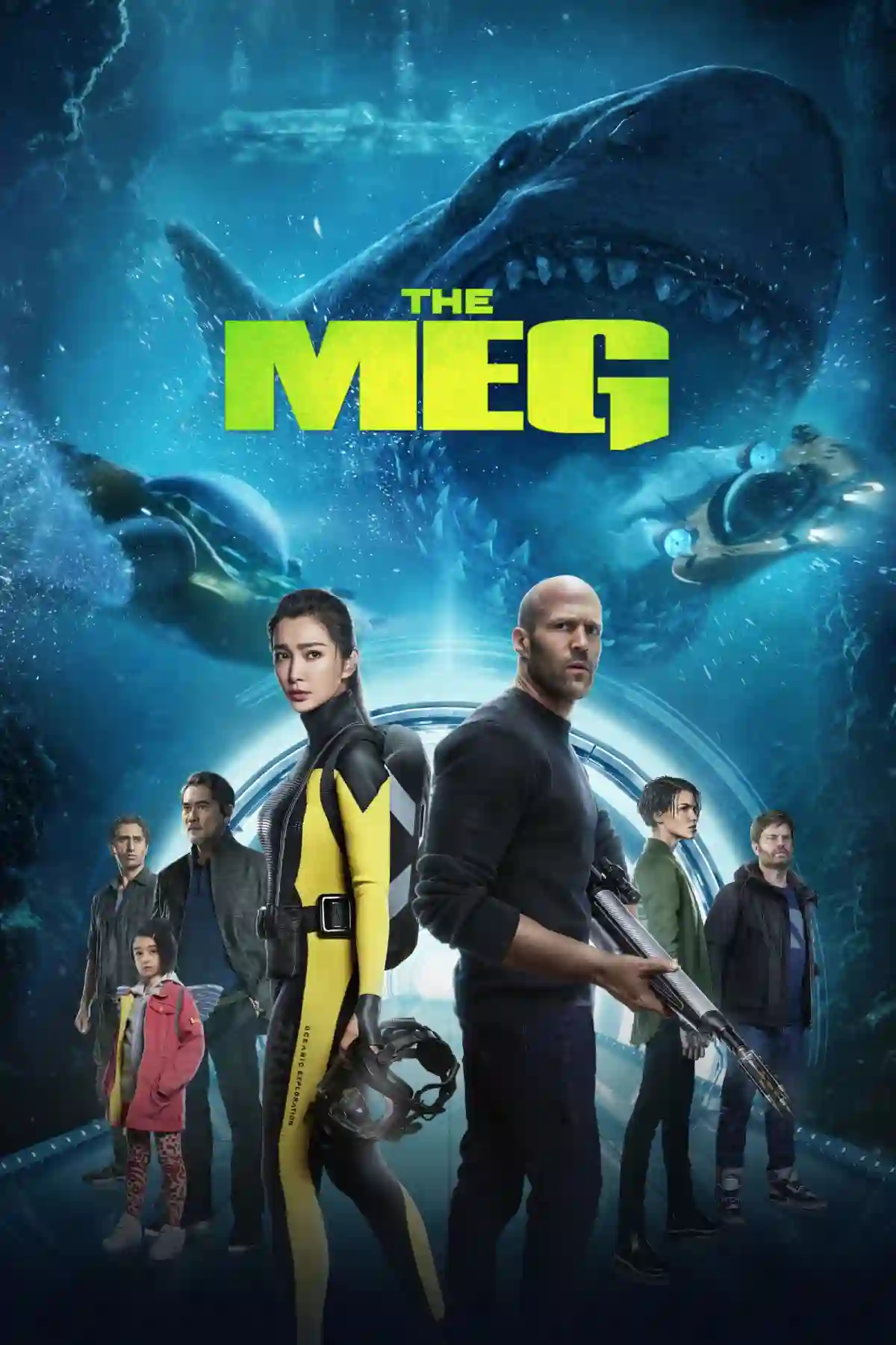 Download The Meg (2018) Dual Audio {Hindi-English} 480p [350MB] | 720p [1GB] | 1080p [2GB] | 2160p 4K