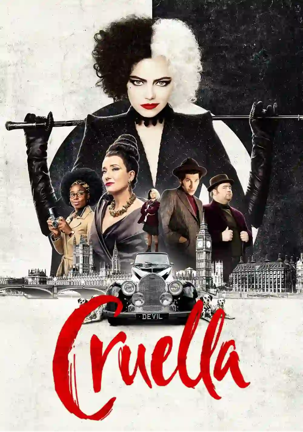 Download Cruella (2021) BluRay Dual Audio {Hindi-English} 480p [500MB] | 720p [1.2GB] | 1080p [2.7GB]