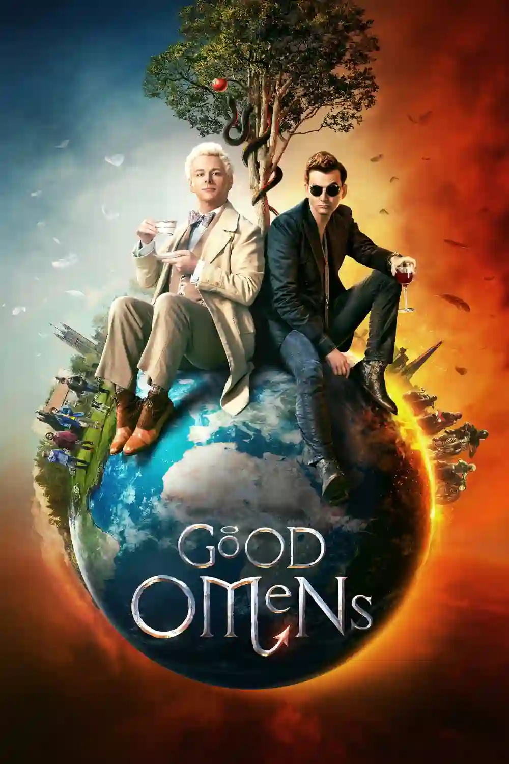 Download Good Omens (Season 1 – 2) Amazon Prime Originals Dual Audio {Hindi-English} 720p | 1080p WEB-DL