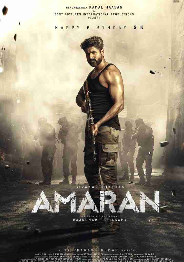 Download Amaran (2024) HDTS Hindi (CLEAR) Full Movie 480p [560MB] | 720p [1.3GB] | 1080p [2.8GB]