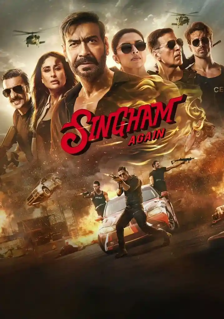 Download Singham Again (2024) HDRip [Hindi-DD2.0] Full Movie 480p 720p 1080p x264 – HD Print